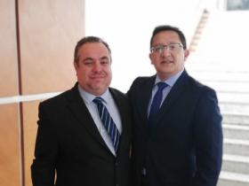 Dr. Andrés Díaz y Sr. Marcelo Bravo