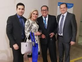 Sr. Alfredo Macías, Dra. Ingrid González, Dr. Jorge Alarcón y Sr. Hamilton Alava