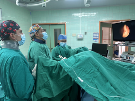 cirugía intrarrenal retrógrada endoscópica con láser, Hospital Homero Castanier Crespo de Azogues, urología, diego pintado torres