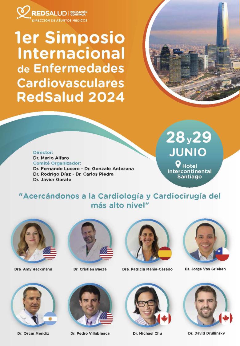 1er Simposio Internacional de Enfermedades Cardiovasculares RedSalud 2024