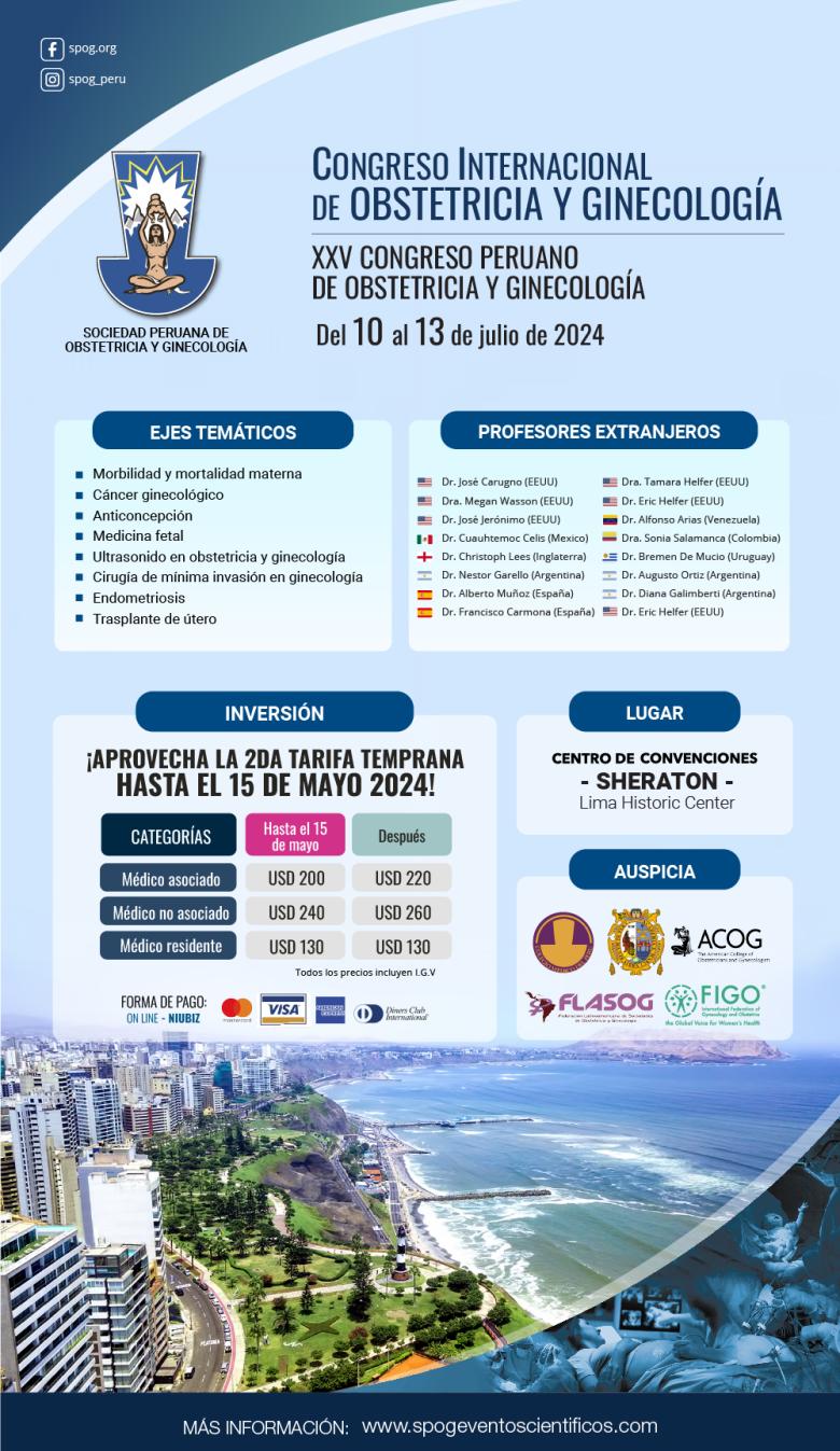 Congreso Internacional de Obstetricia y Ginecología 2024